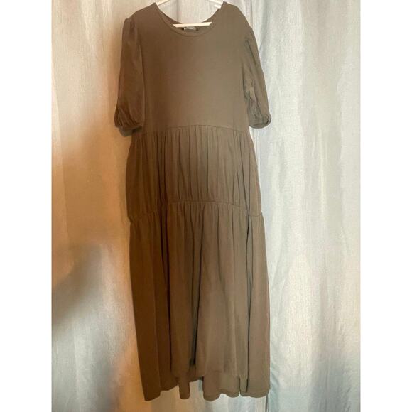 ZARA Women’s Green Maxi Dress Size M - Picture 2 of 5